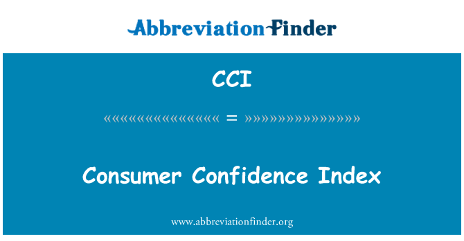 CCI: Index des Verbrauchervertrauens