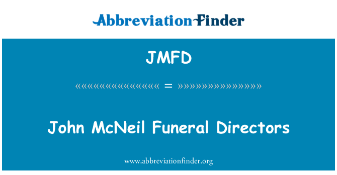 JMFD: John McNeil Funeral Directors