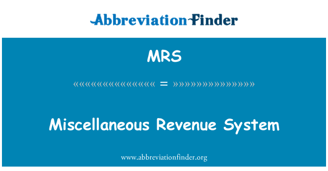 mrs-miscellaneous-revenue-system