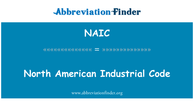 NAIC: Codi Industrial nord-americà