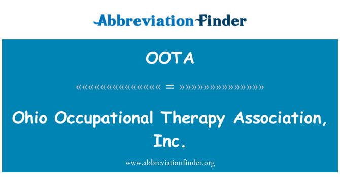 OOTA: Asociación de terapia ocupacional de Ohio, Inc.