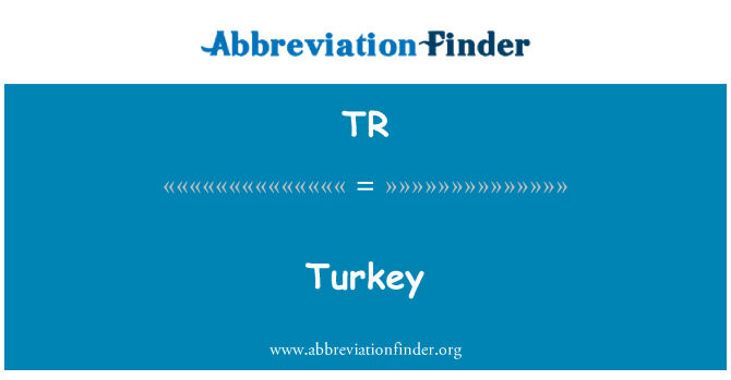 Turkey Abbreviations Abbreviation Finder